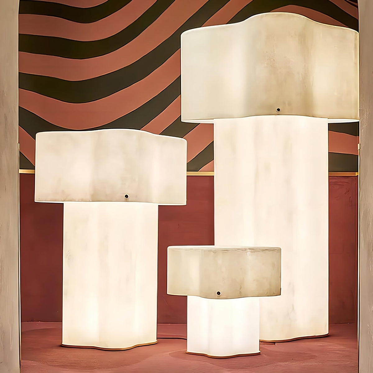 Loneo Minimalist FRP Floor Lamp