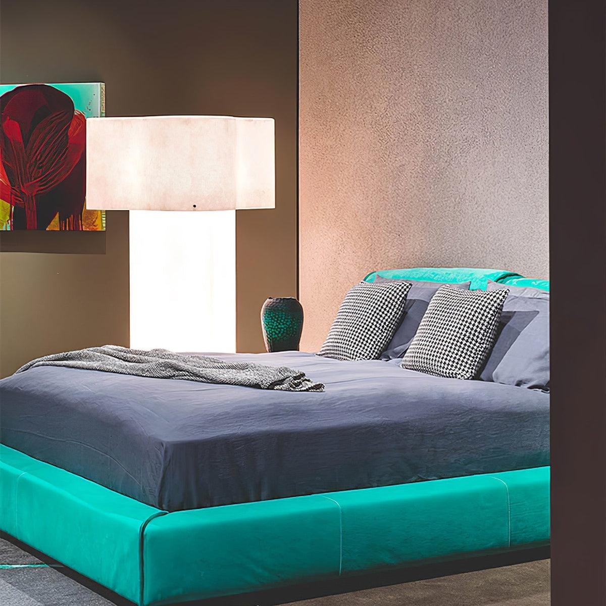Loneo Minimalist FRP Floor Lamp