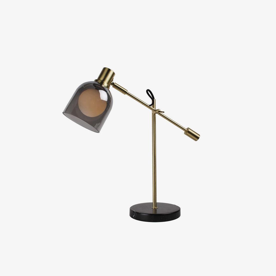 Locor Marble Industrial Table Lamp