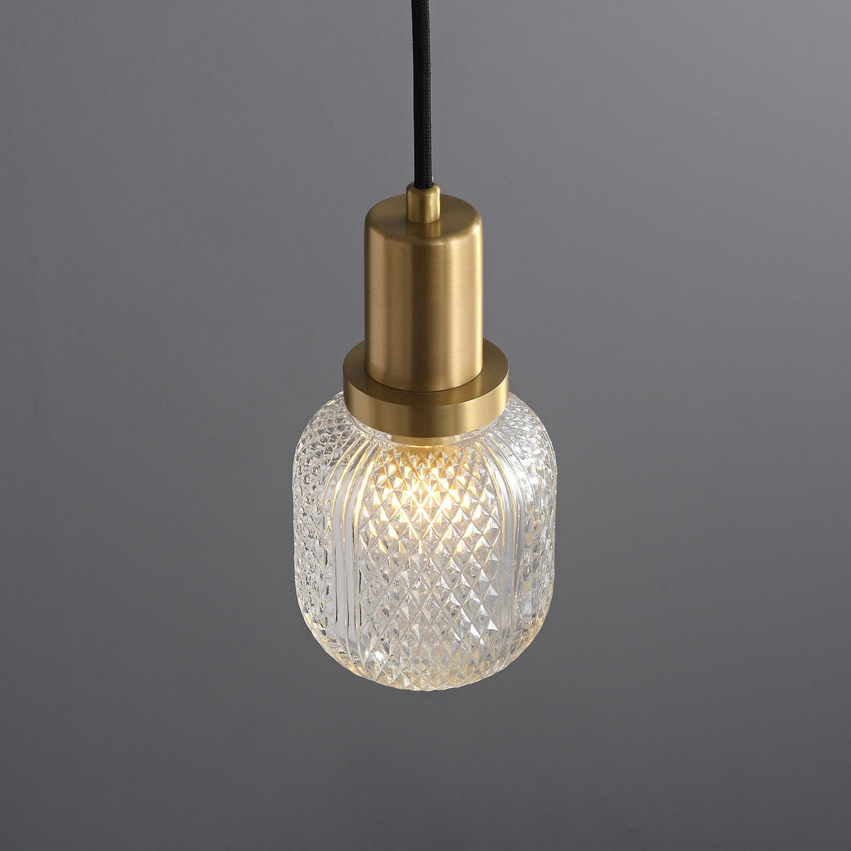 Cacarir Premium Nordic Art Brass Glass Pendant Lamp