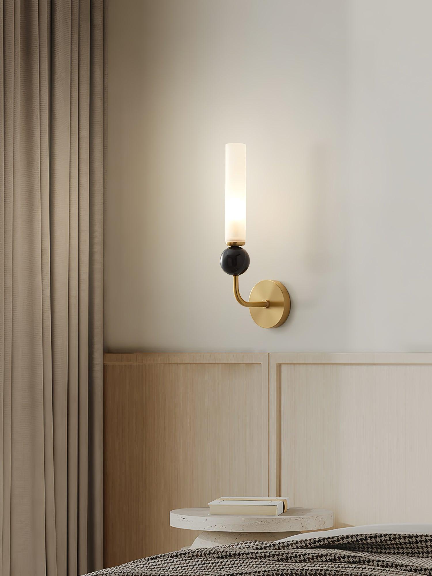 Dulane Modern Minimalist Vertical Marble Wall Lamp