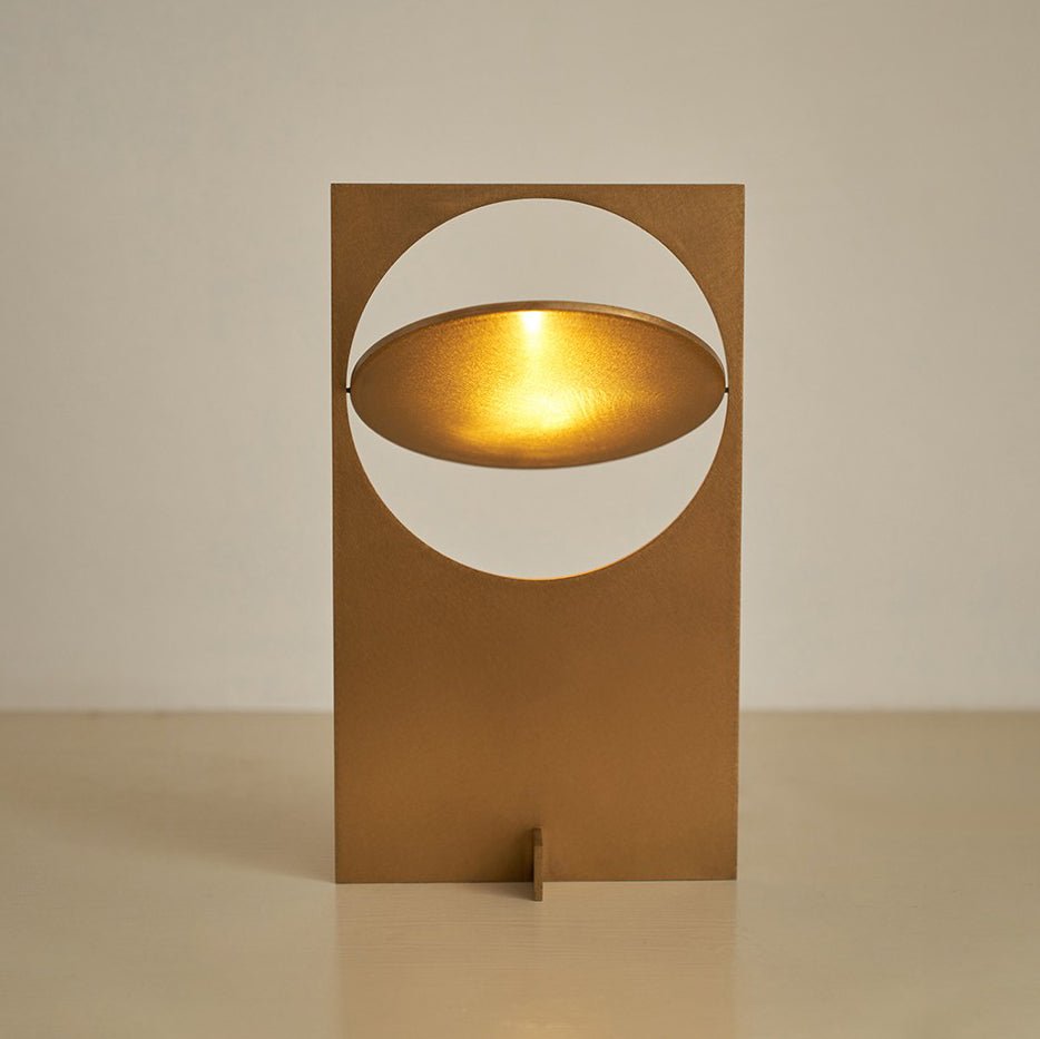 Terieriella Rotating Disc Table Lamp