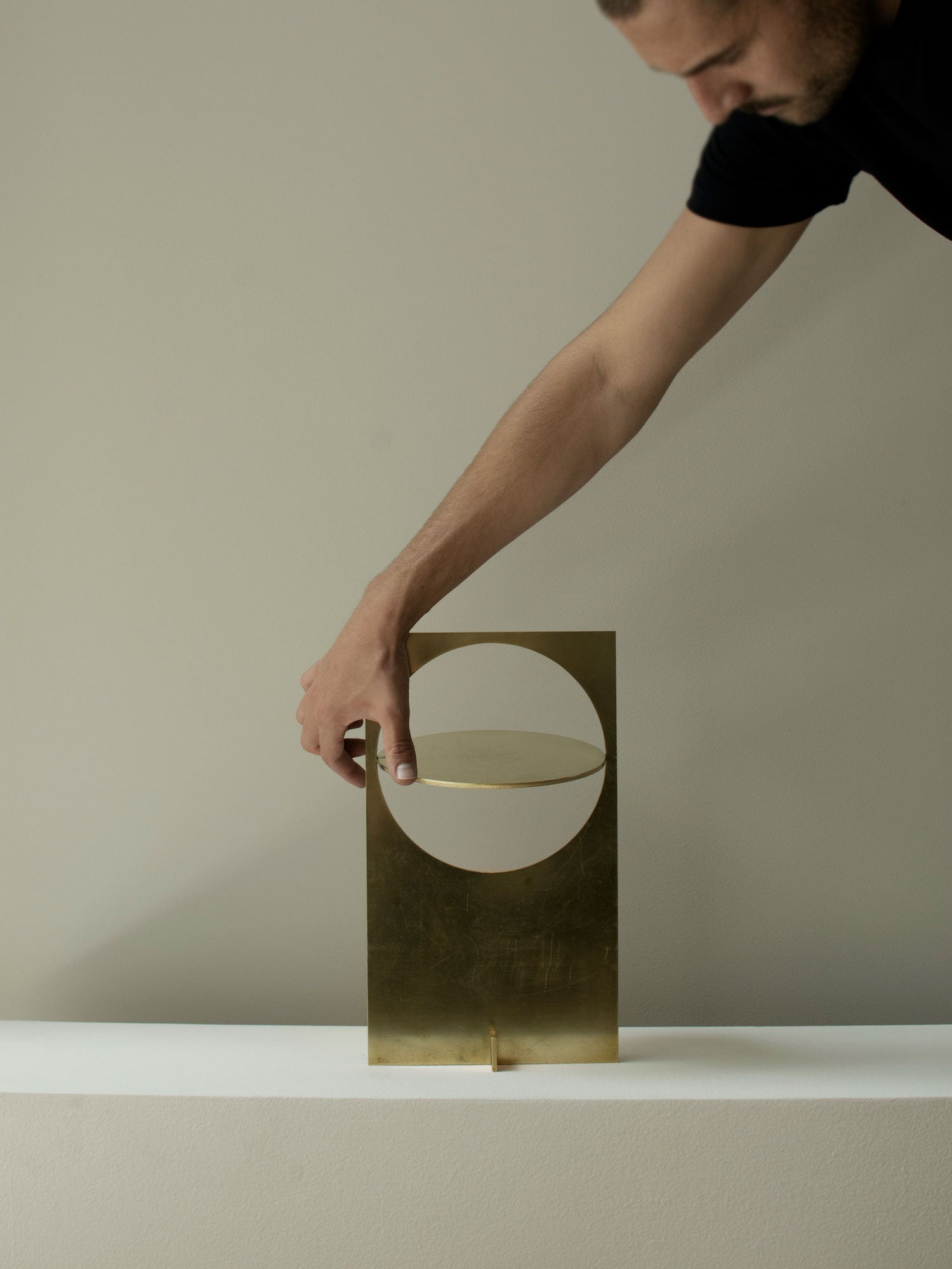 Sixor Steel Futuristic Table Lamp