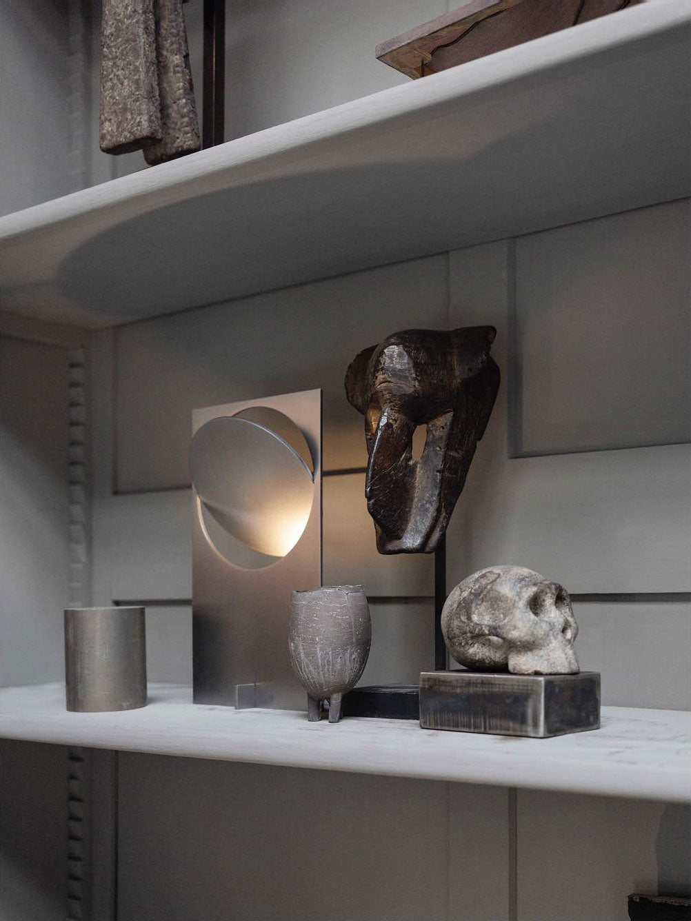 Sixor Steel Futuristic Table Lamp