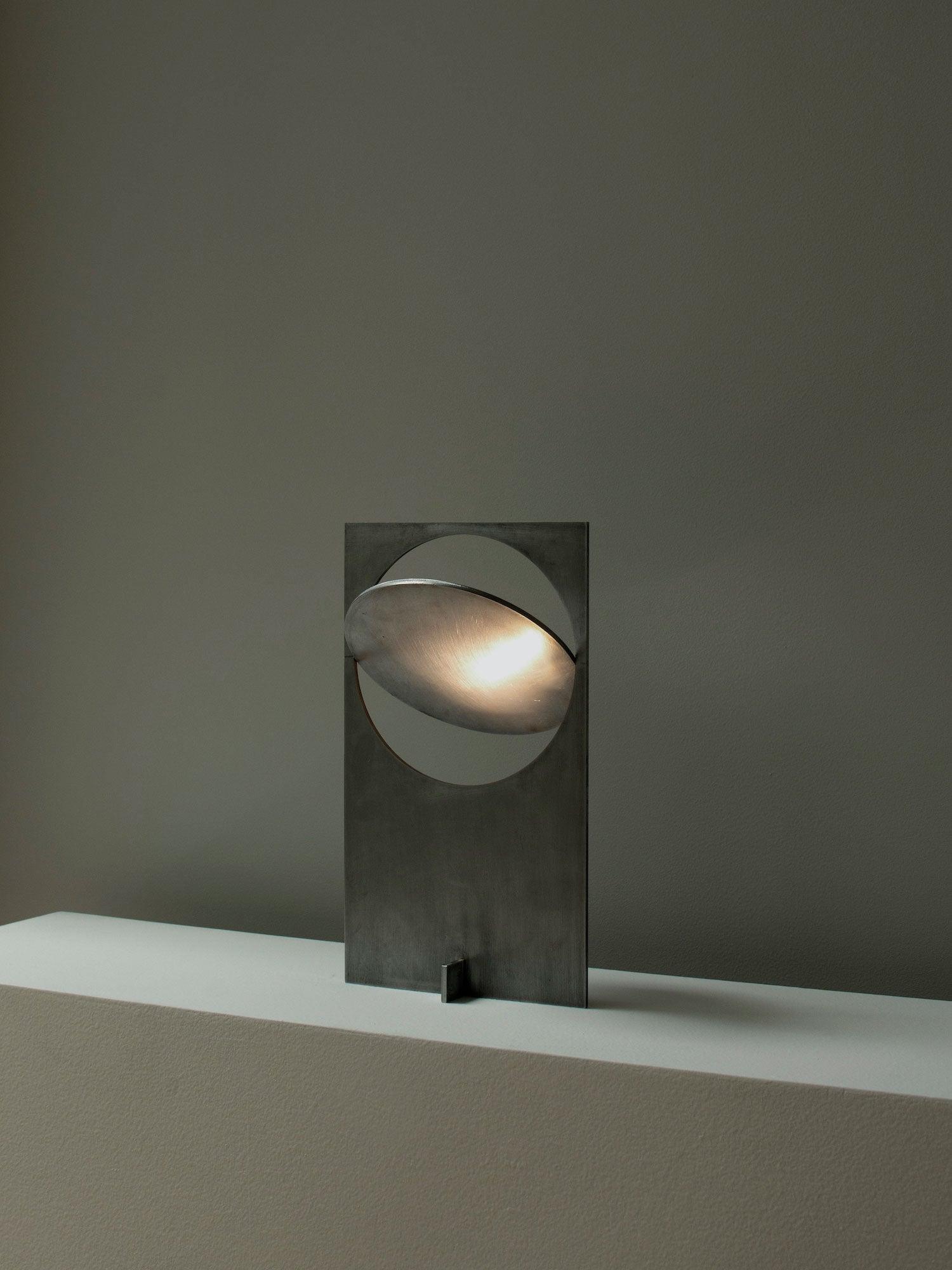 Sixor Steel Futuristic Table Lamp
