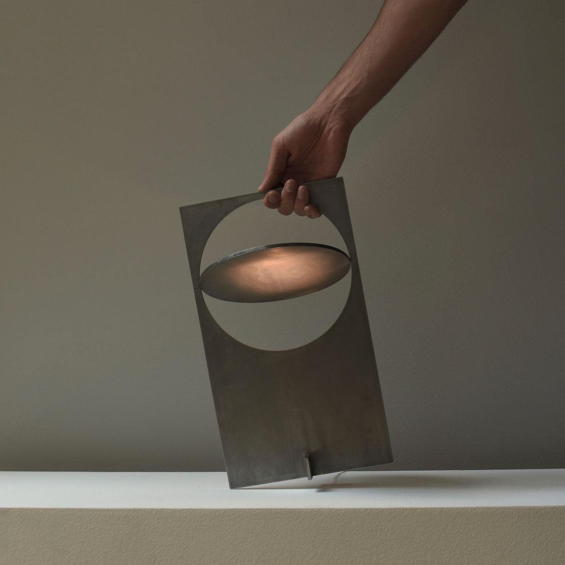 Sixor Steel Futuristic Table Lamp