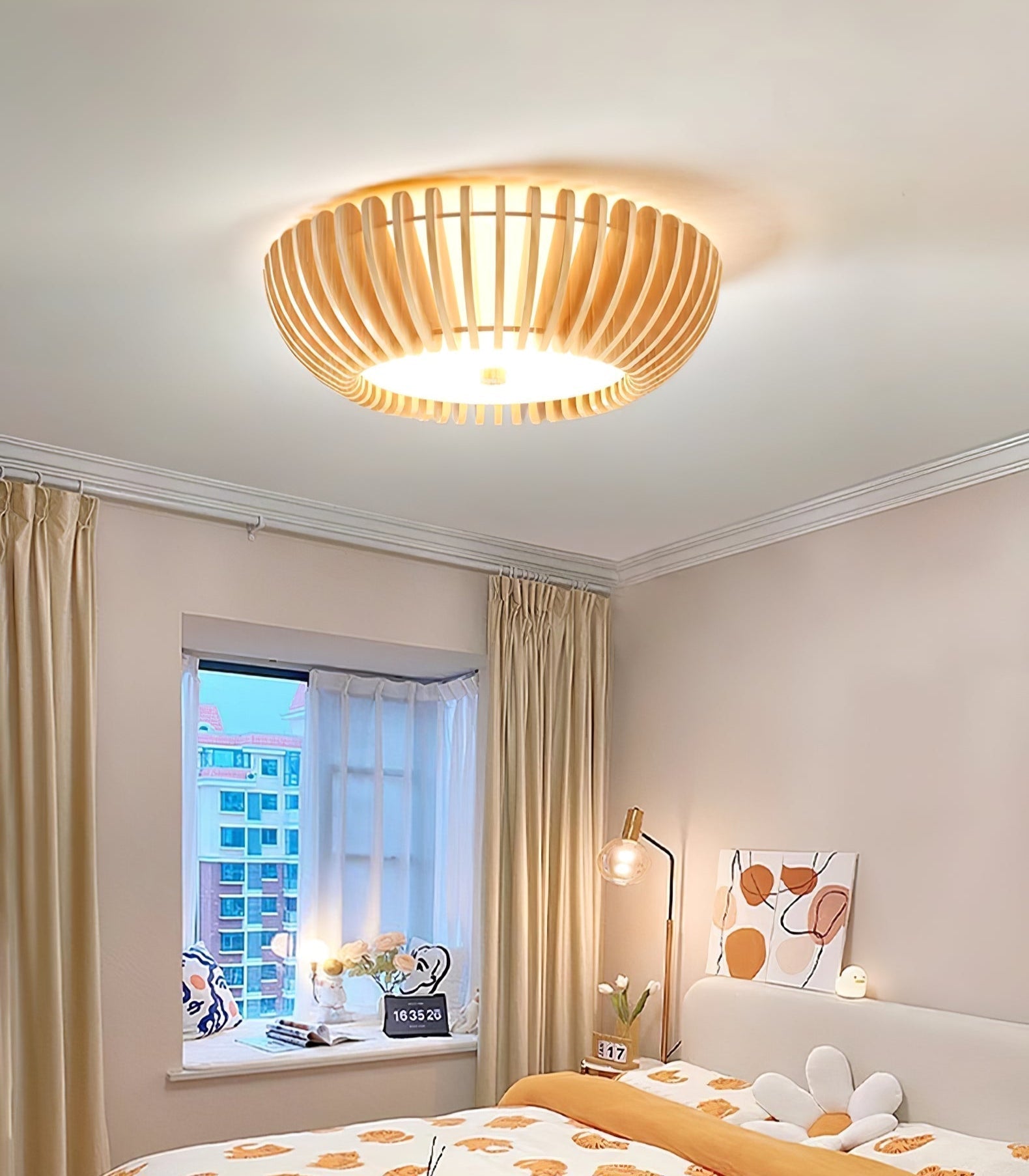 Vezorus Premium Elegance Wood Ceiling Lamp