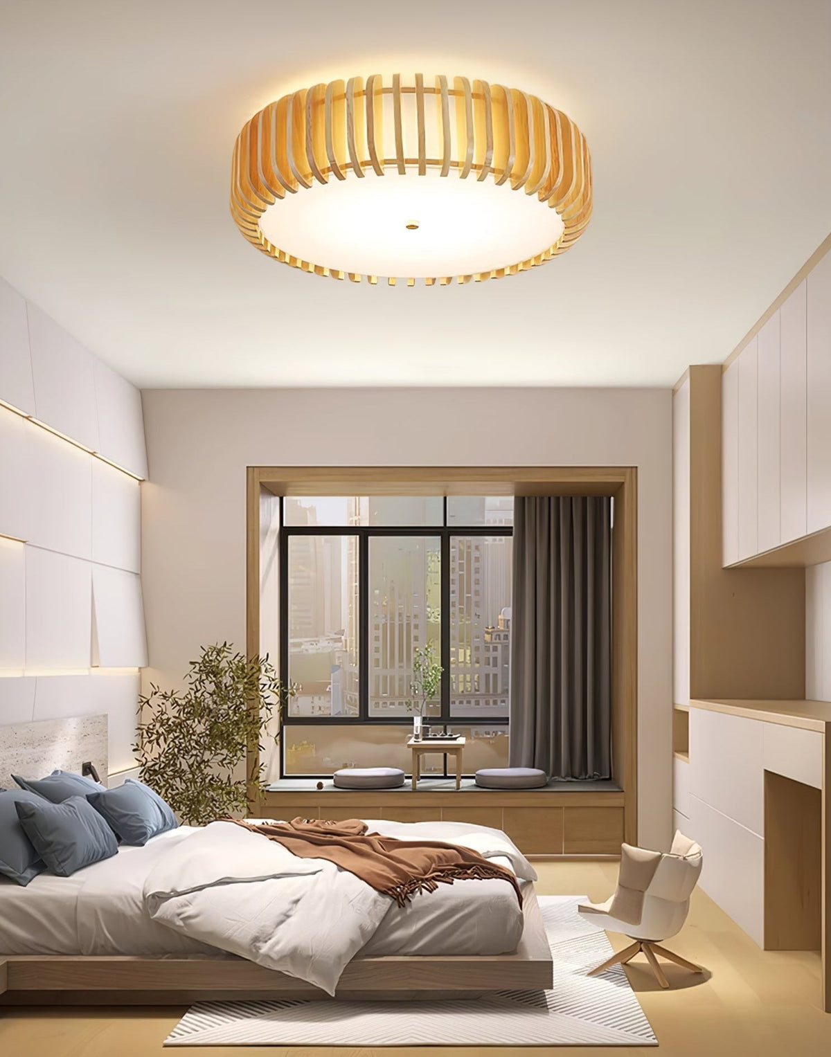 Vezorus Premium Elegance Wood Ceiling Lamp