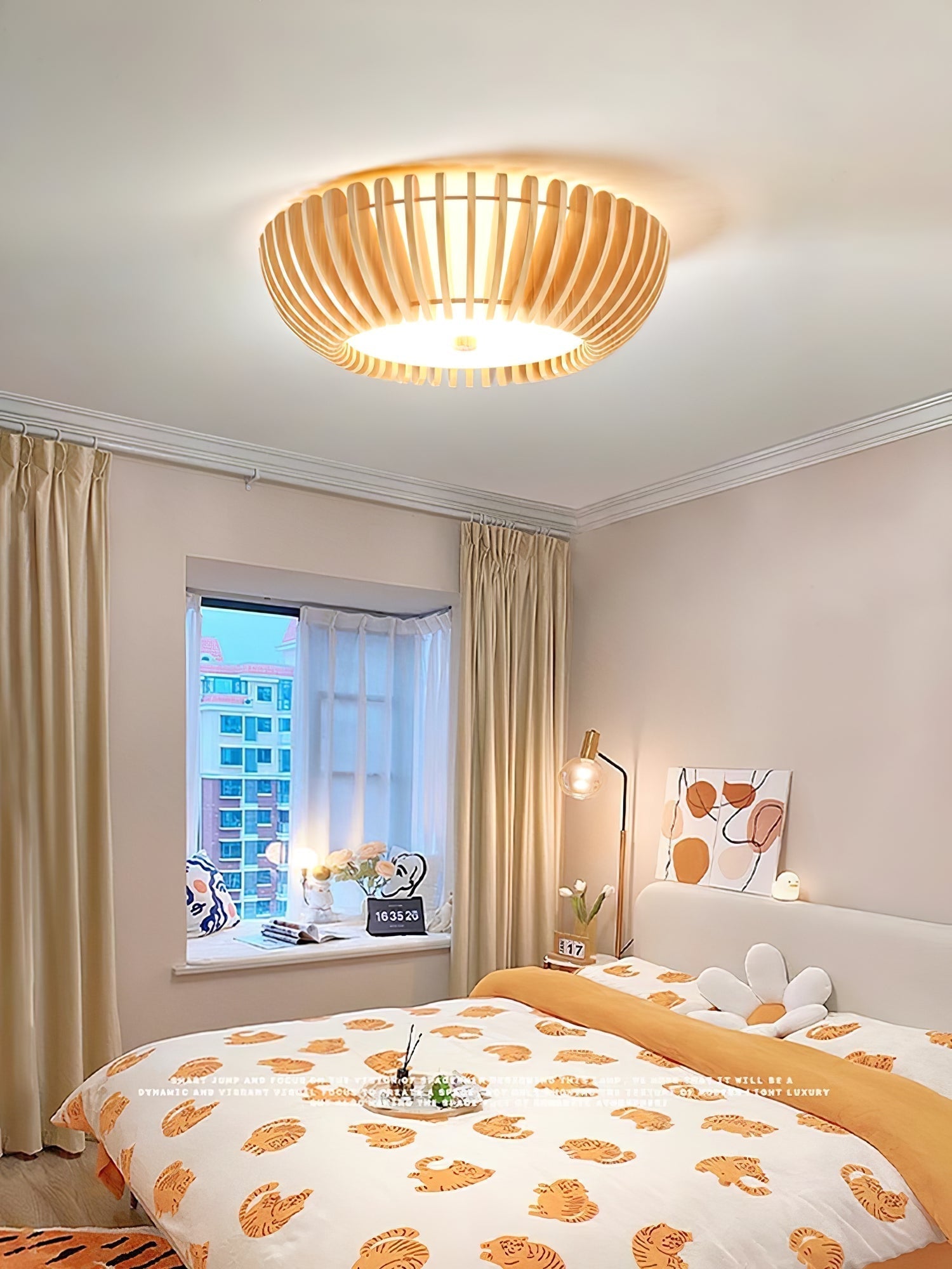 Vezorus Premium Elegance Wood Ceiling Lamp