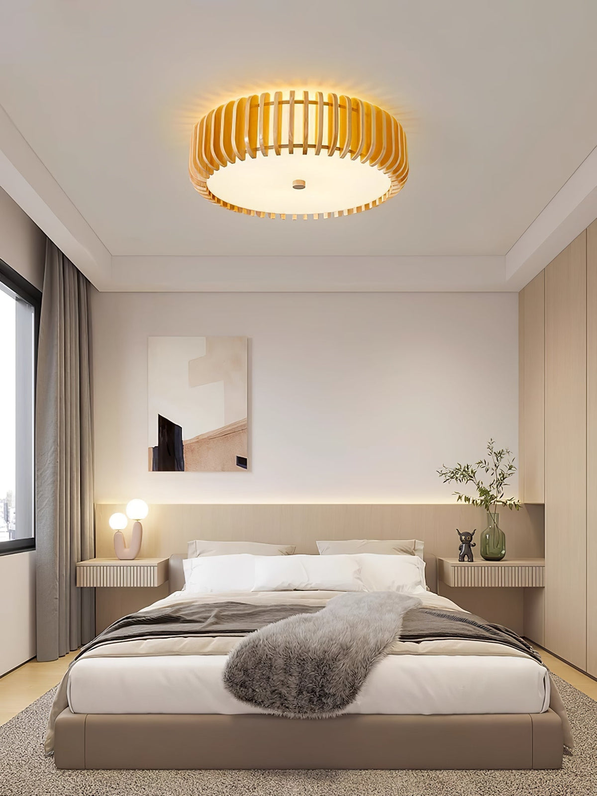 Vezorus Premium Elegance Wood Ceiling Lamp