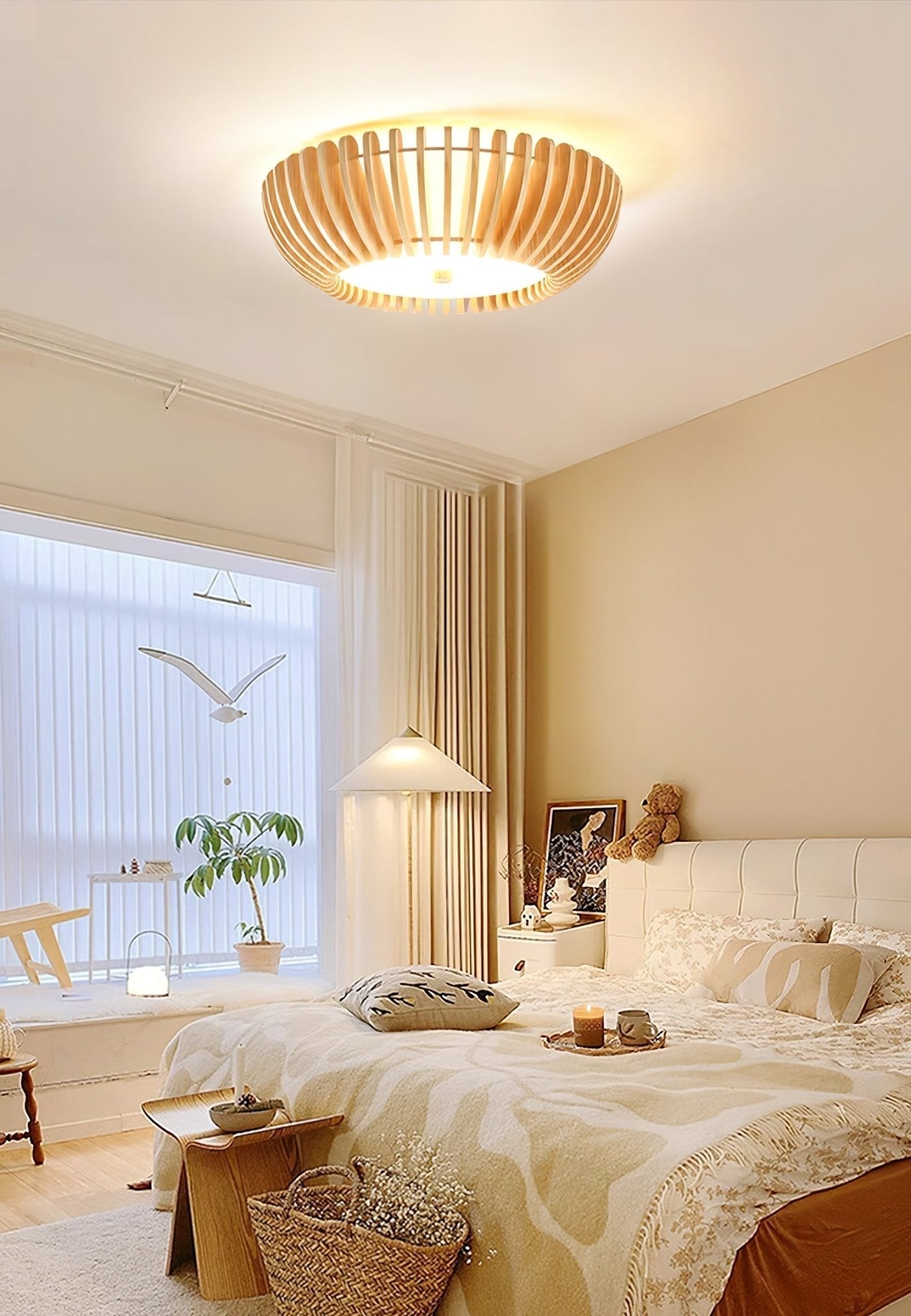 Vezorus Premium Elegance Wood Ceiling Lamp
