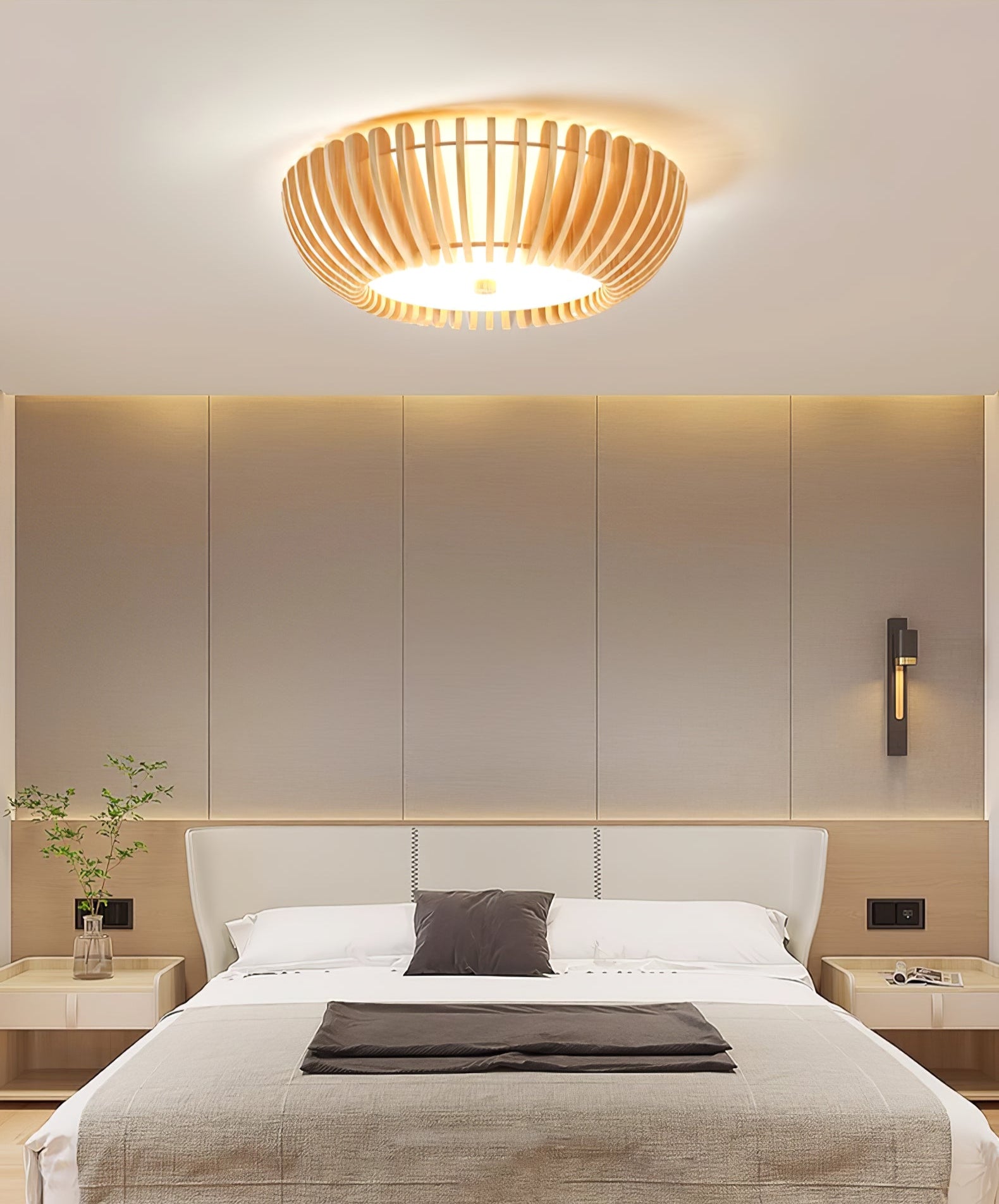 Vezorus Premium Elegance Wood Ceiling Lamp