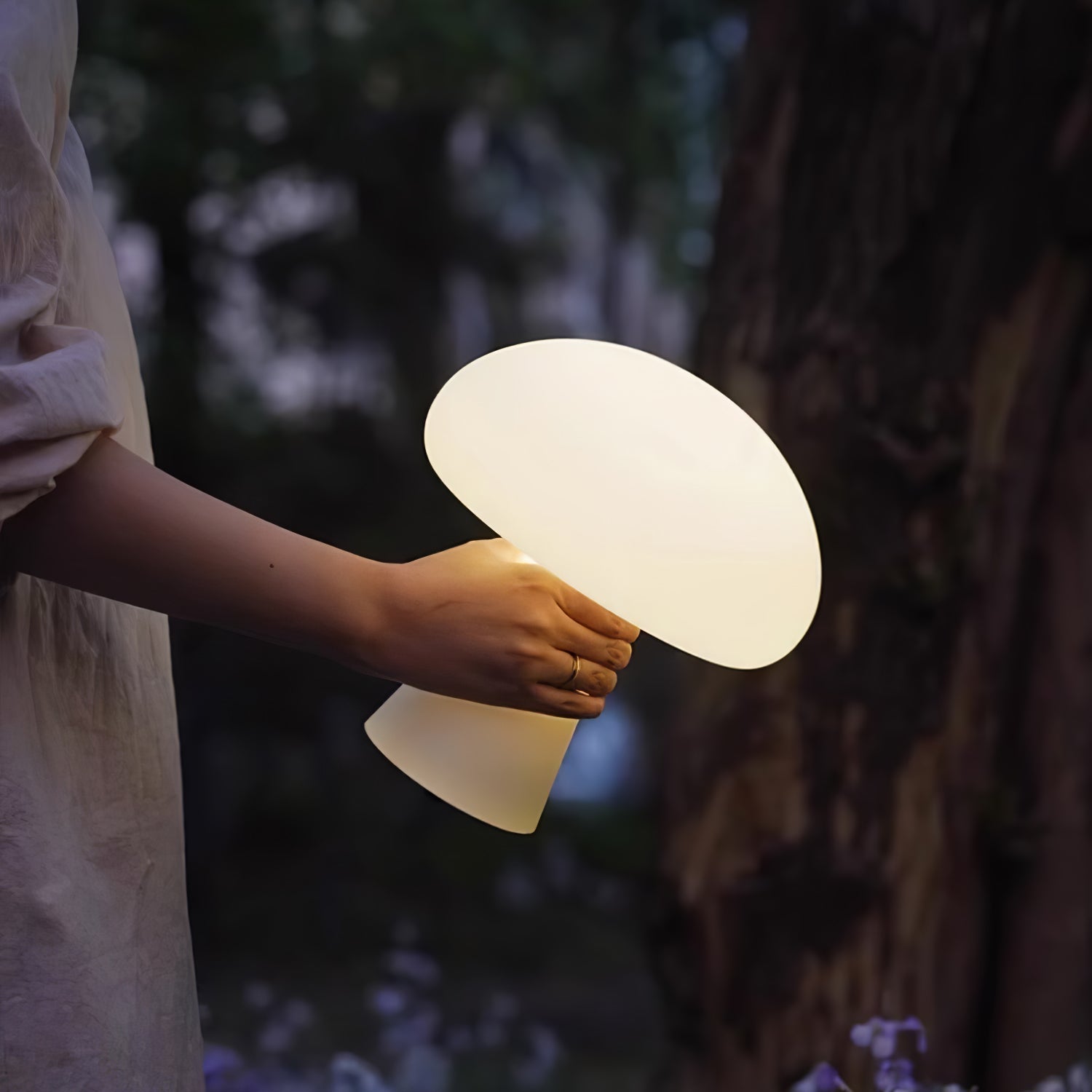 Ombra Glass Whimsical Table Lamp