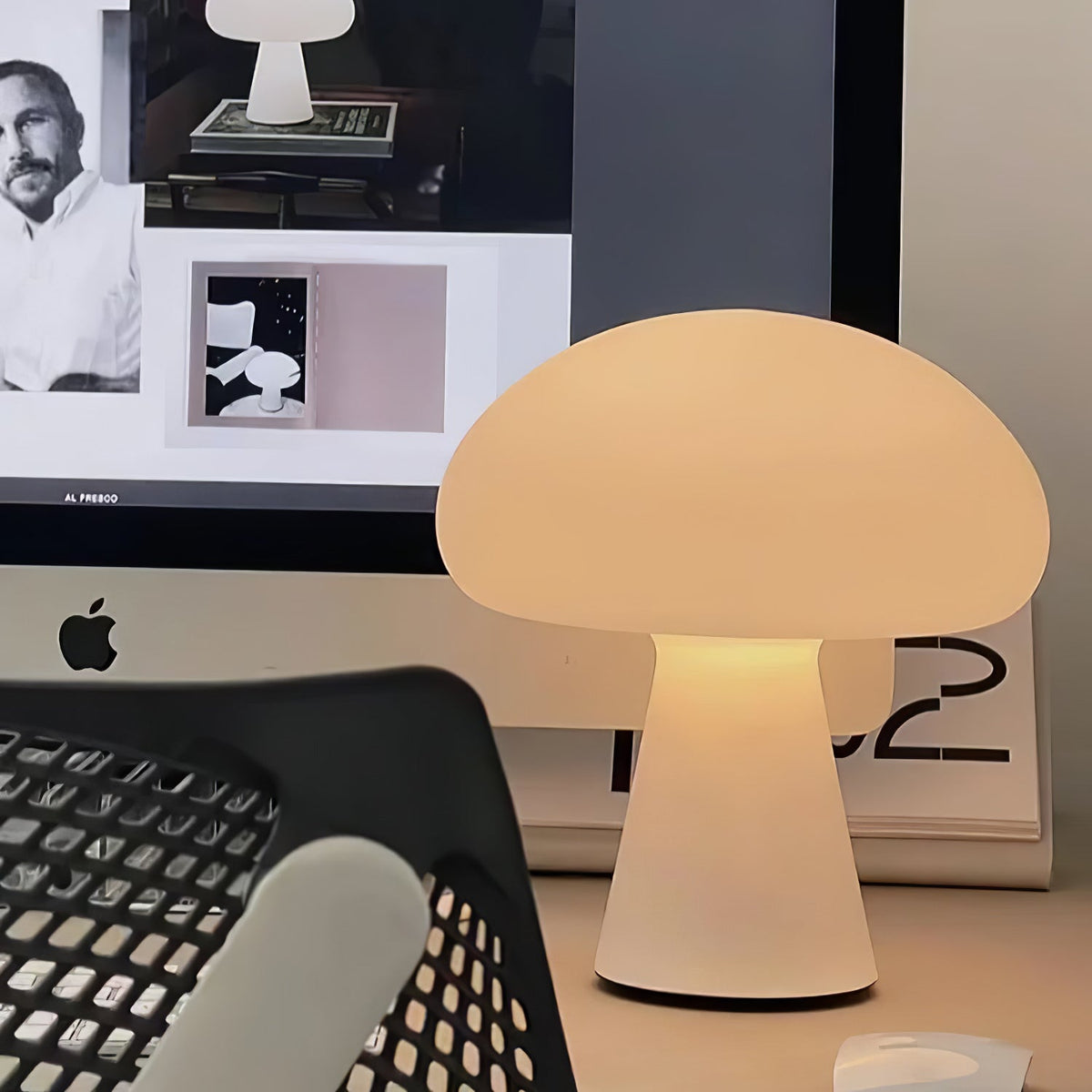 Ombra Glass Whimsical Table Lamp