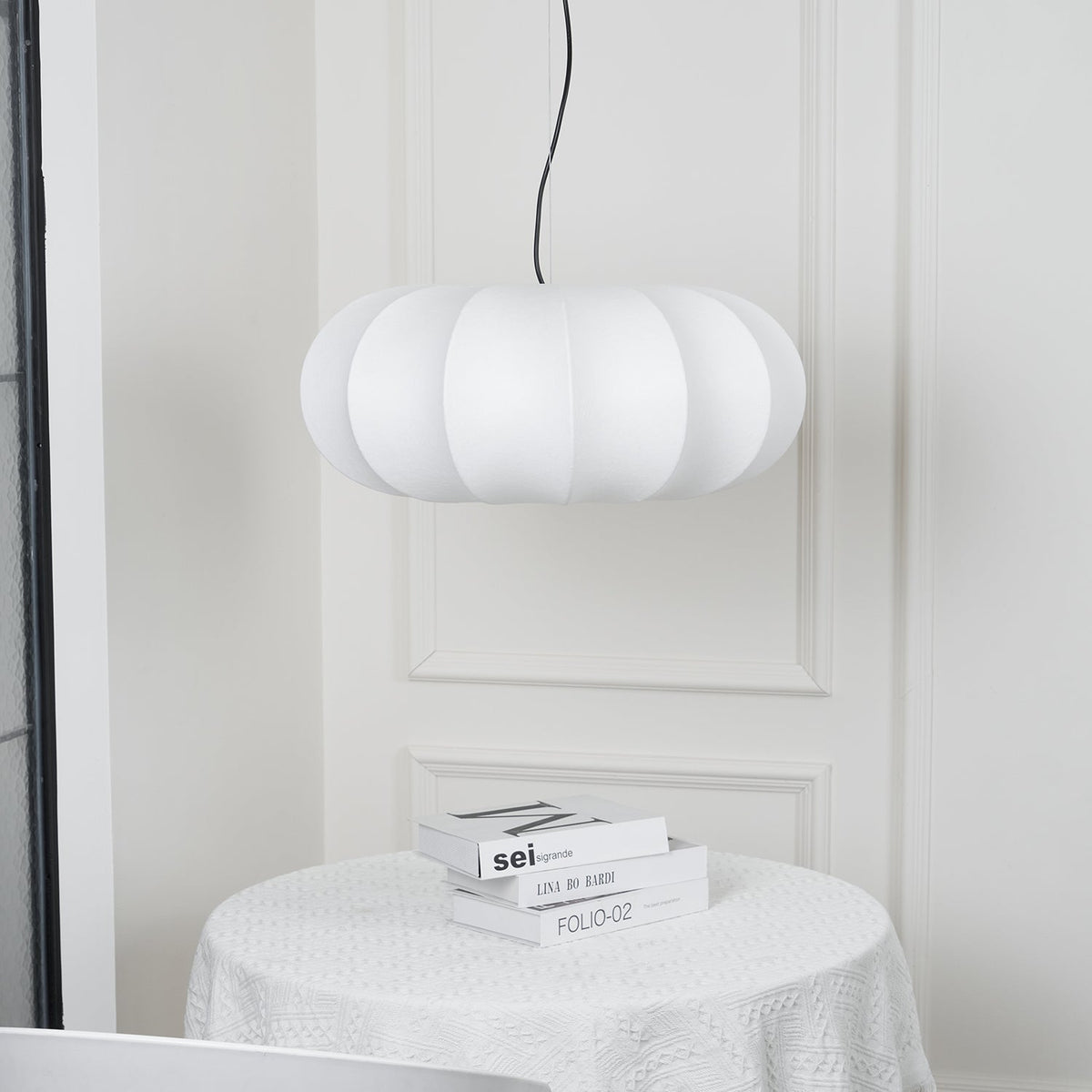 Bovena Silk Traditional Pendant Lamp