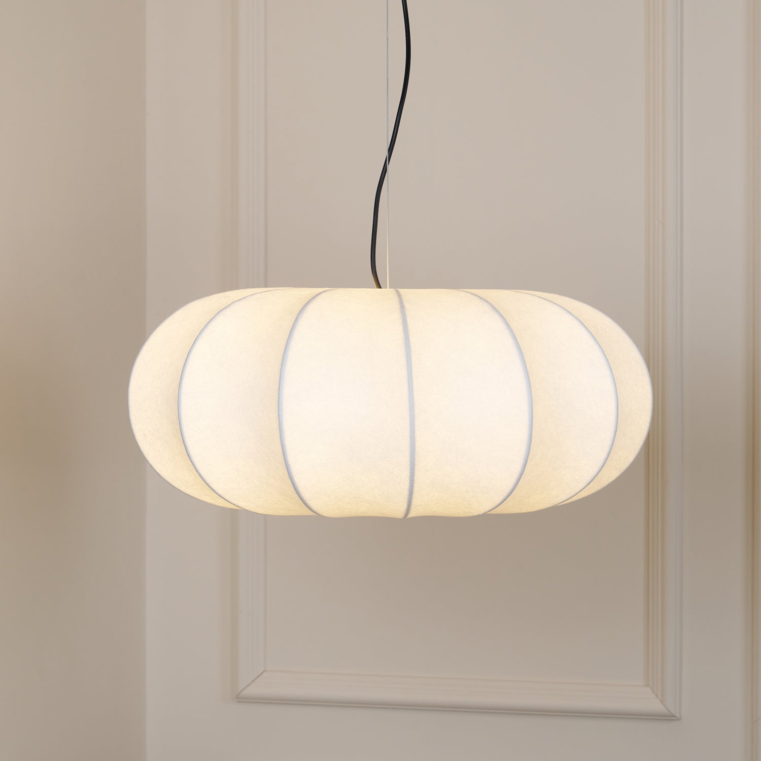 Bovena Silk Traditional Pendant Lamp