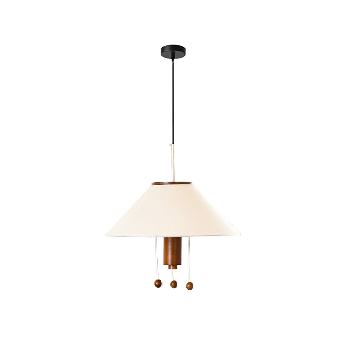 Zathee Nordic Art  Classic Wood Fabric Pendant Lamp