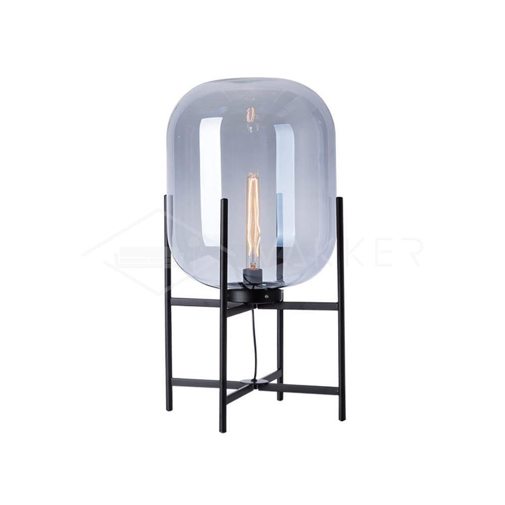 Gareth Glass Industrial Table Lamp