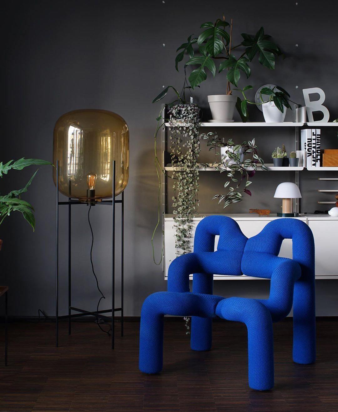 Liorivelia Glass Industrial Floor lamp