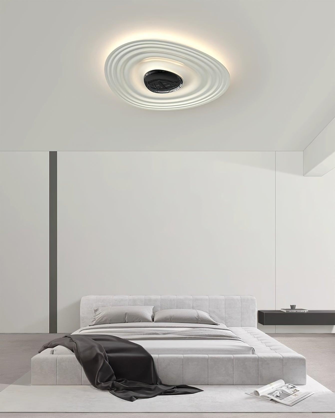 Idra Ceiling Lamp Ripple Ring Modern Sculptural