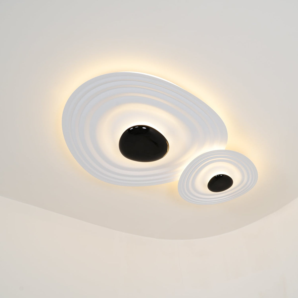 Idra Ceiling Lamp Ripple Ring Modern Sculptural