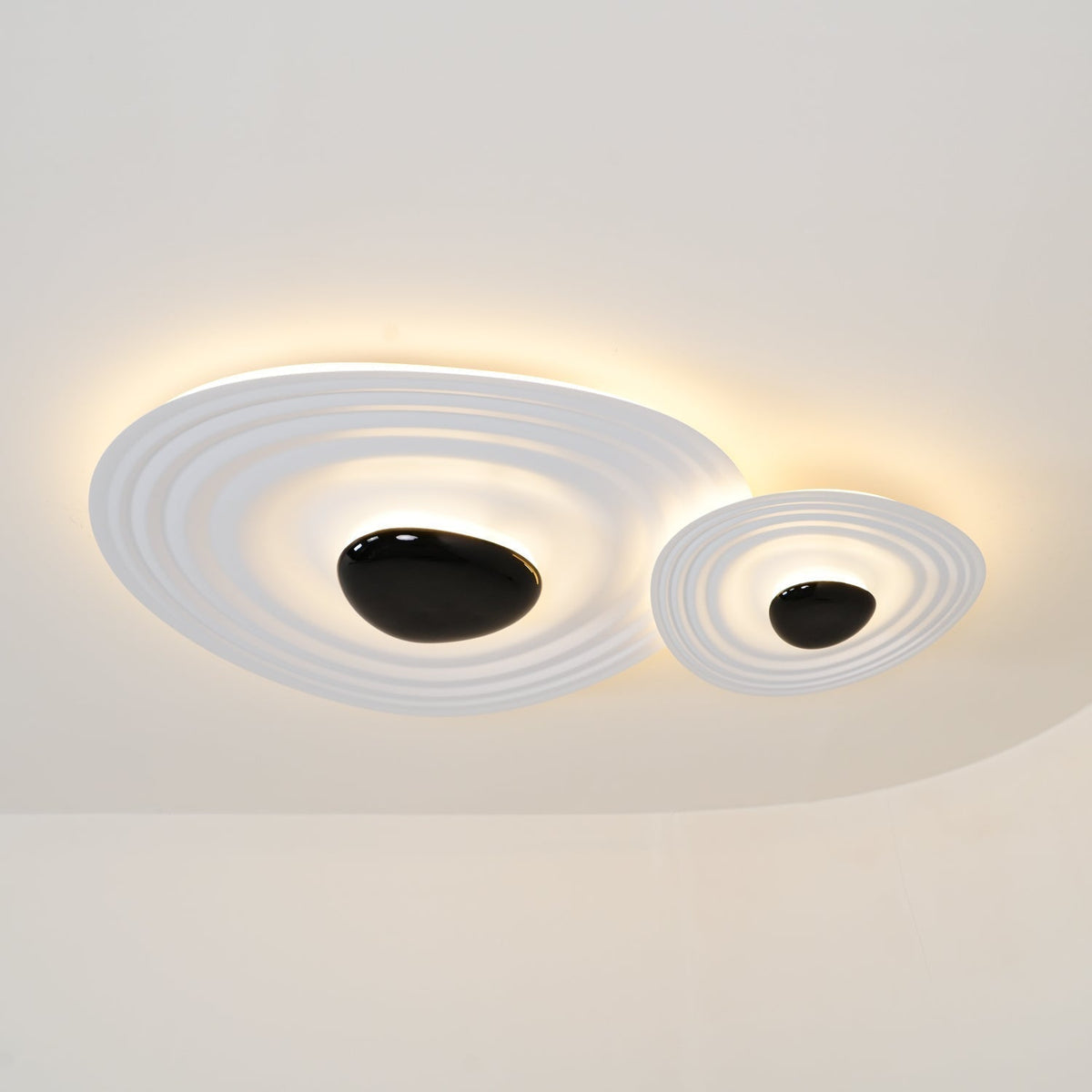 Idra Ceiling Lamp Ripple Ring Modern Sculptural