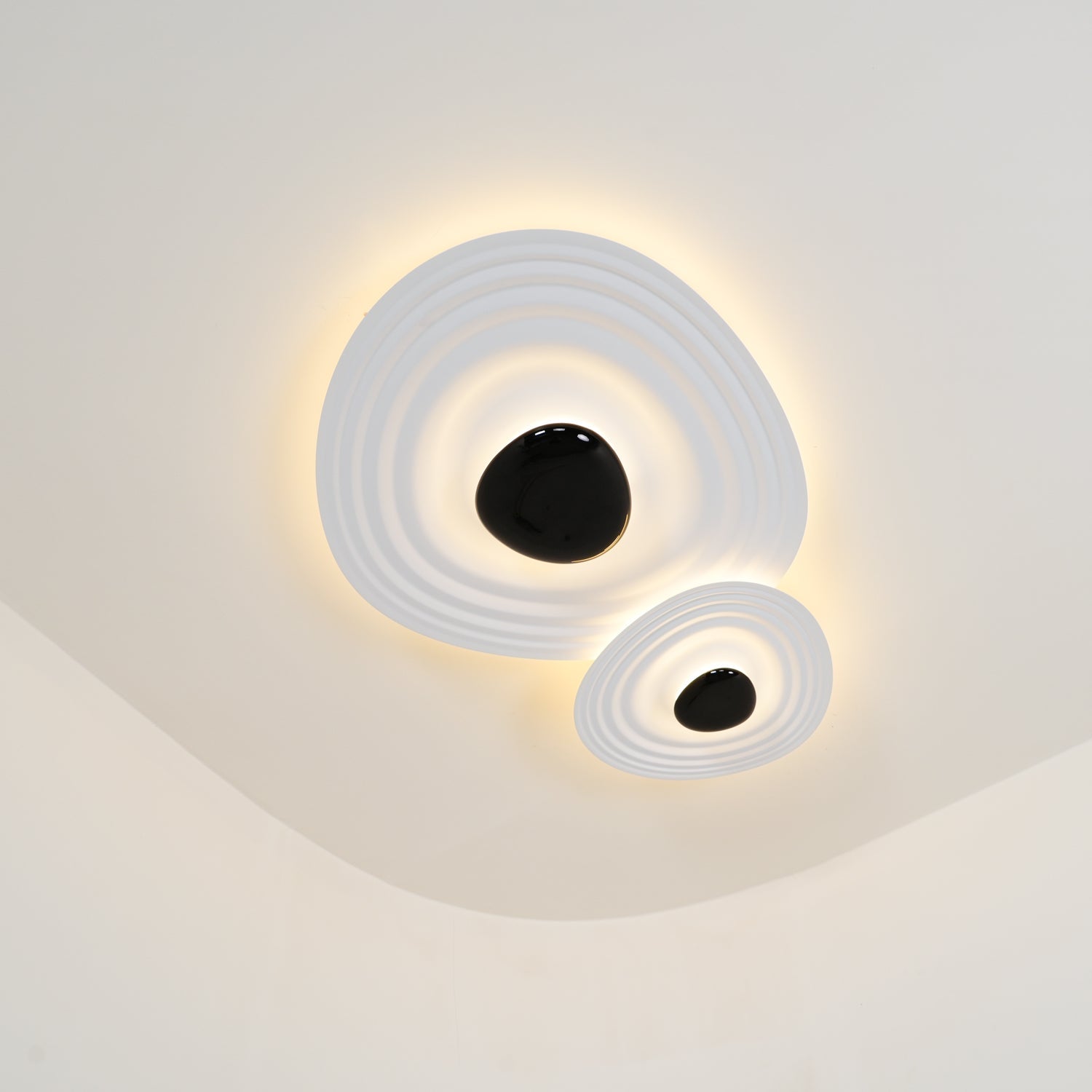 Idra Ceiling Lamp Ripple Ring Modern Sculptural