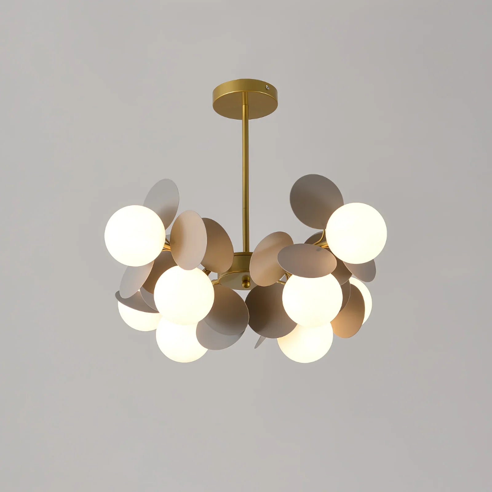 Aria Multicolored Flower Branch Chandelier Living Room - Neutral Decor