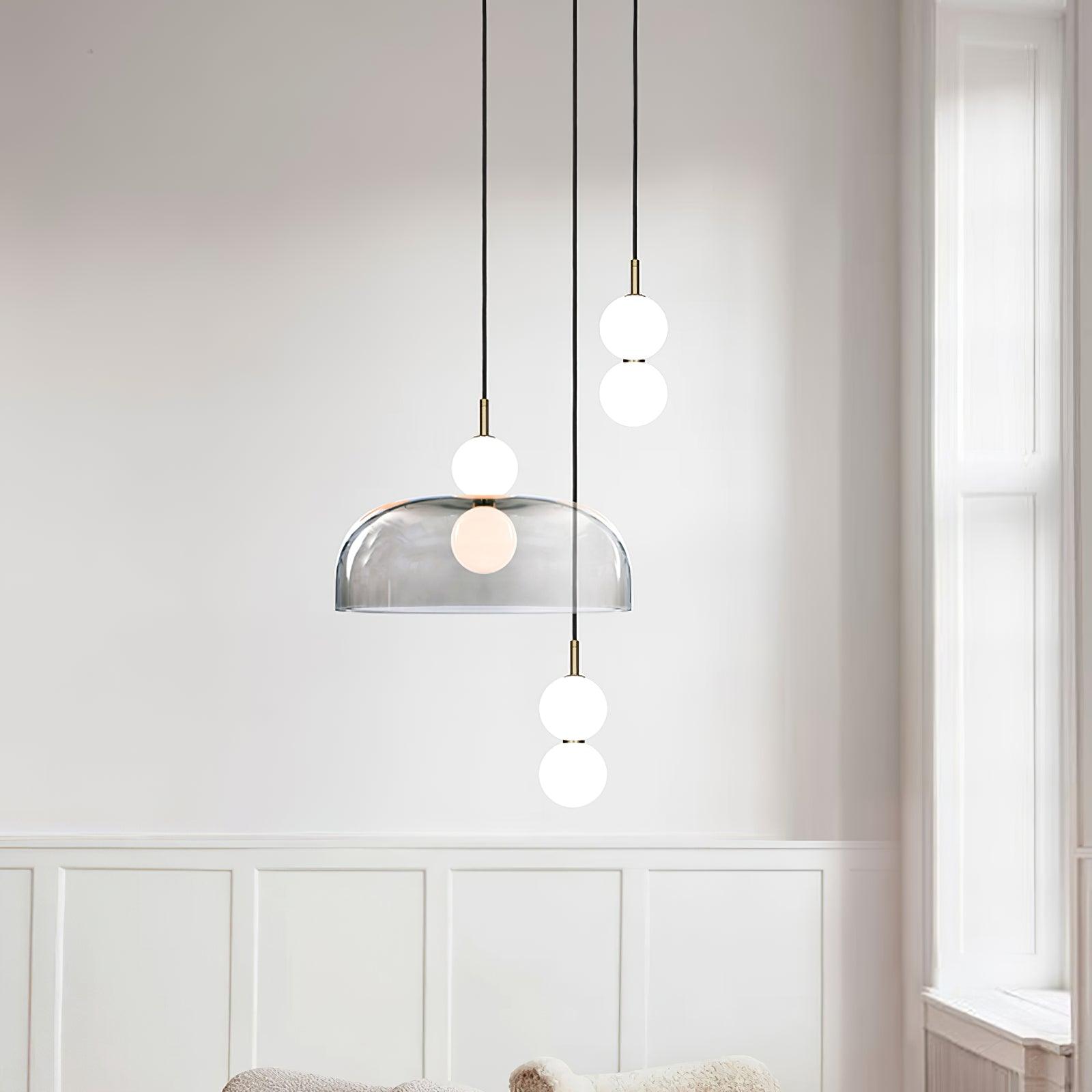 Celelia Modern Minimalist Glass Pendant Light