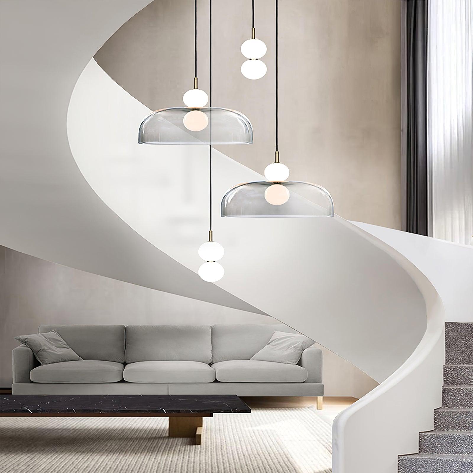 Celelia Modern Minimalist Glass Pendant Light