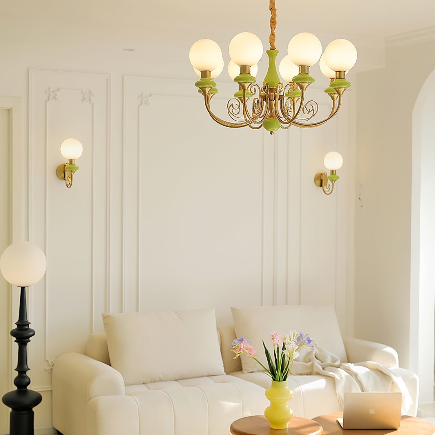 Whirl Chic Plug-in Wall Lamp