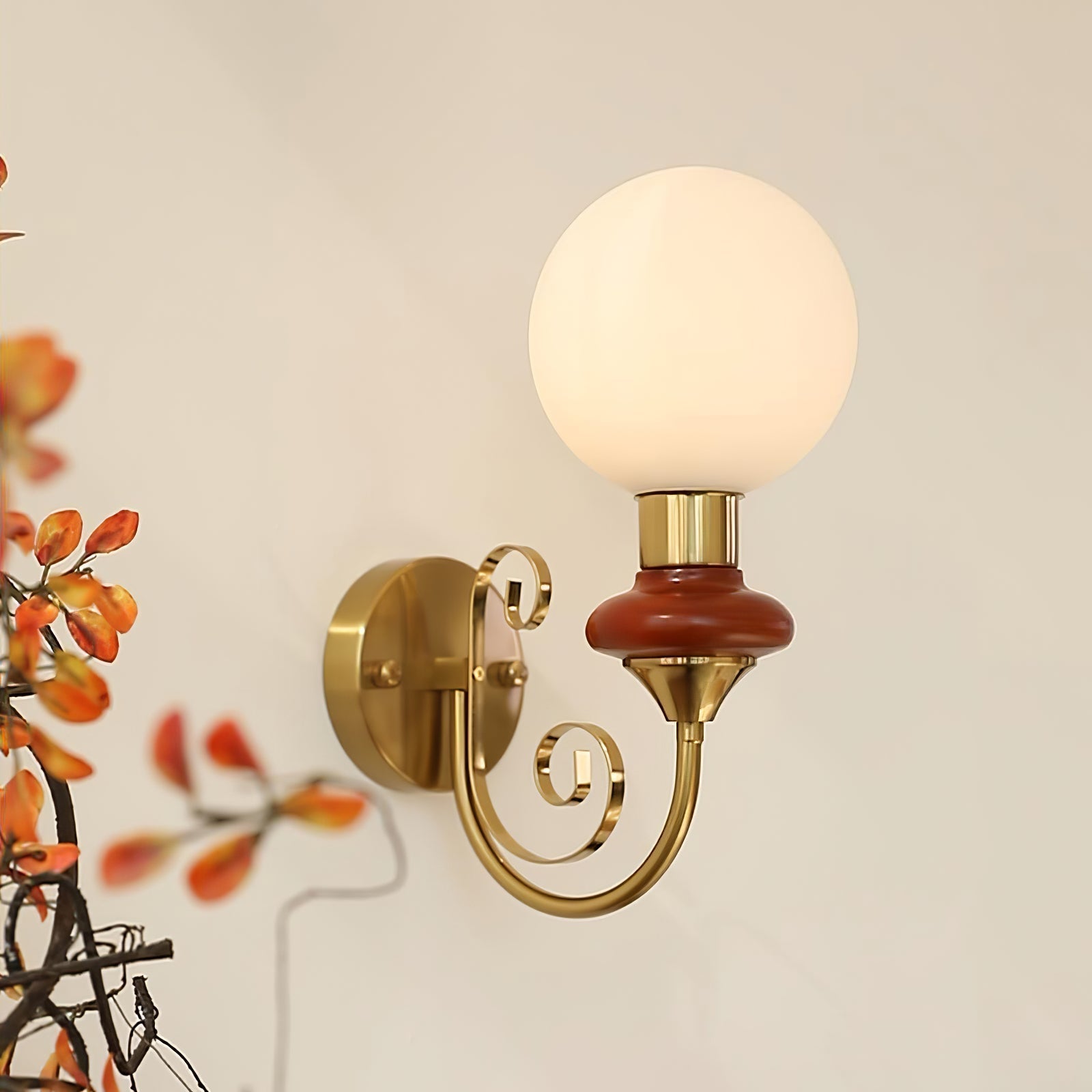 Bela Premium Nordic Art Glass Wall Lamp