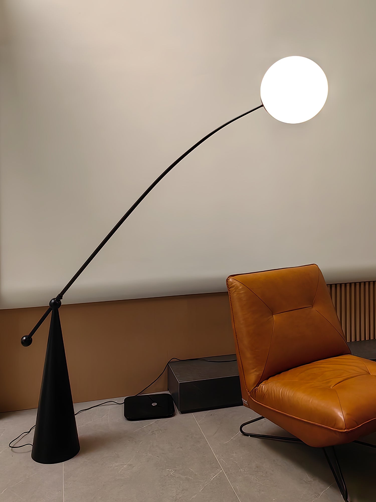 Ortalil Modern Arc Floor Lamp