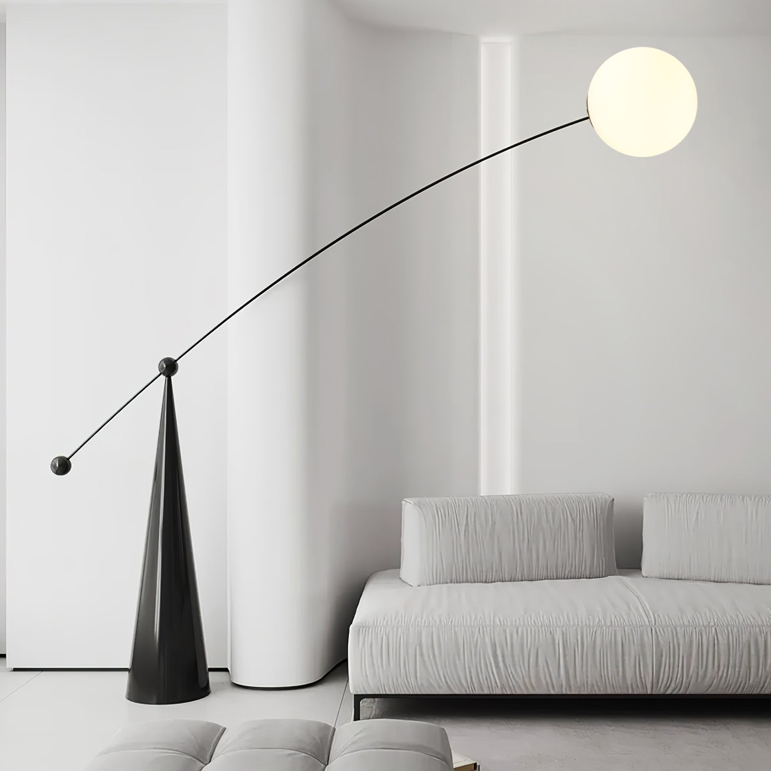 Ortalil Modern Arc Floor Lamp