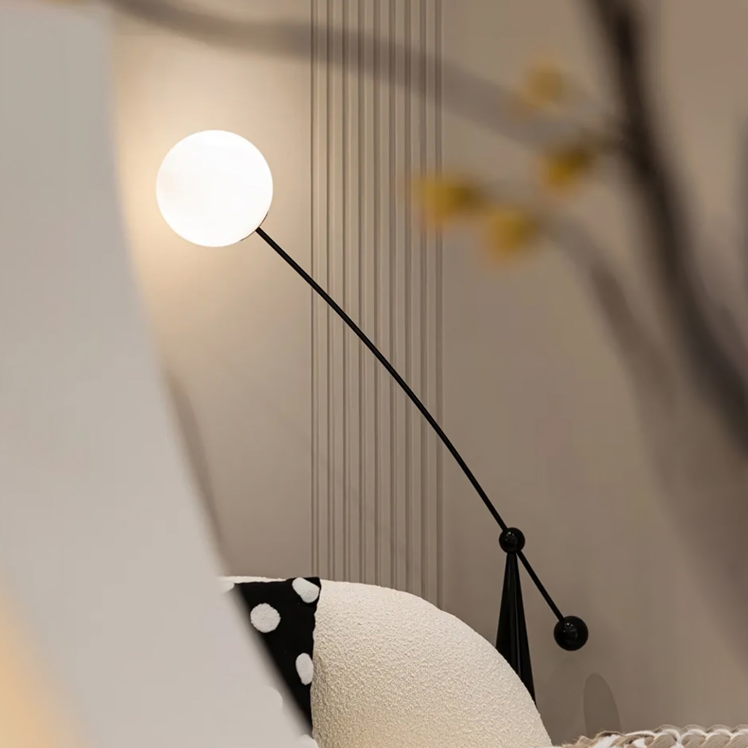 Ortalil Modern Arc Floor Lamp
