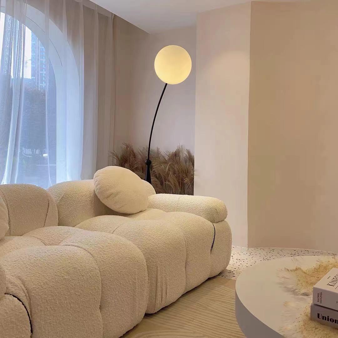 Ortalil Modern Arc Floor Lamp