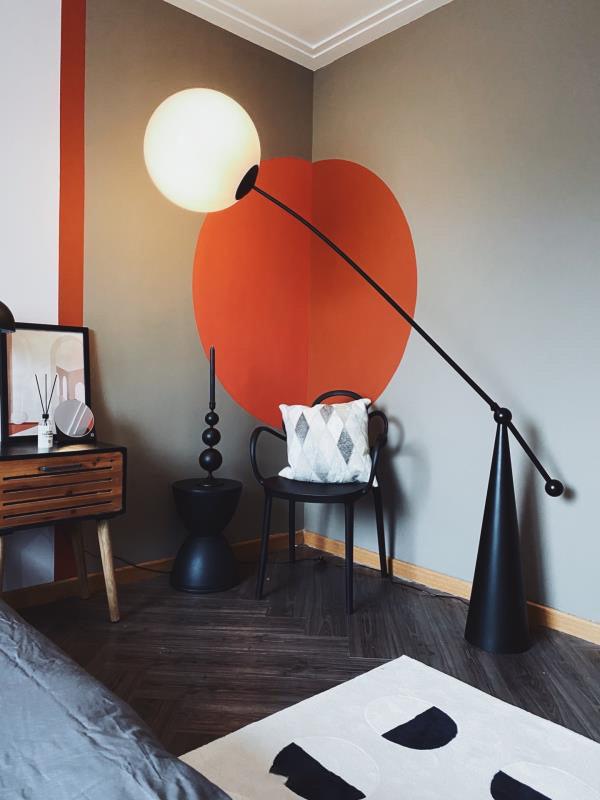 Ortalil Modern Arc Floor Lamp