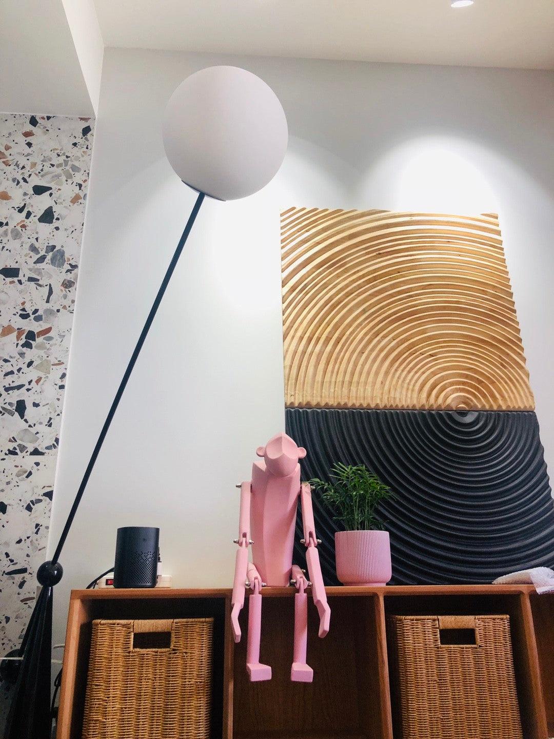 Ortalil Modern Arc Floor Lamp