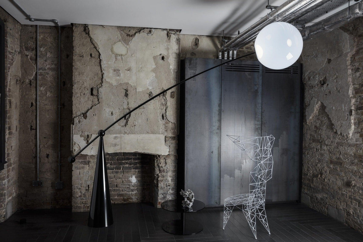 Ortalil Modern Arc Floor Lamp