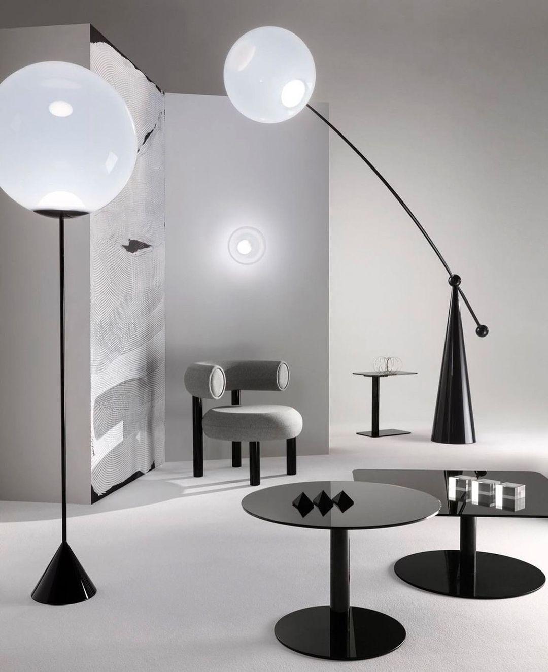 Ortalil Modern Arc Floor Lamp