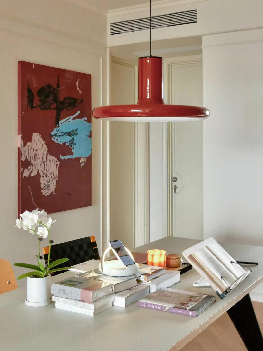 Seloz Pendant Lamp Aluminum Cylinder Disc Industrial
