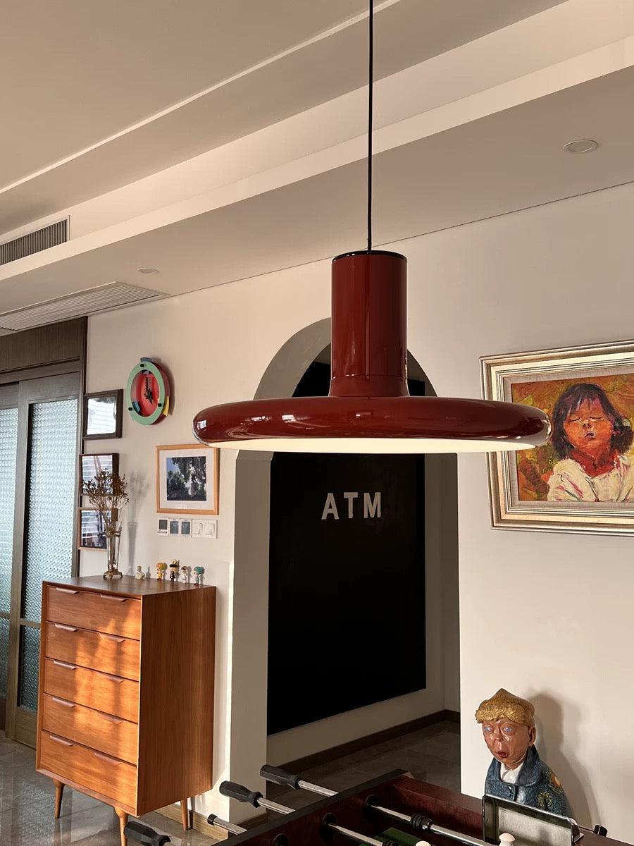 Seloz Pendant Lamp Aluminum Cylinder Disc Industrial