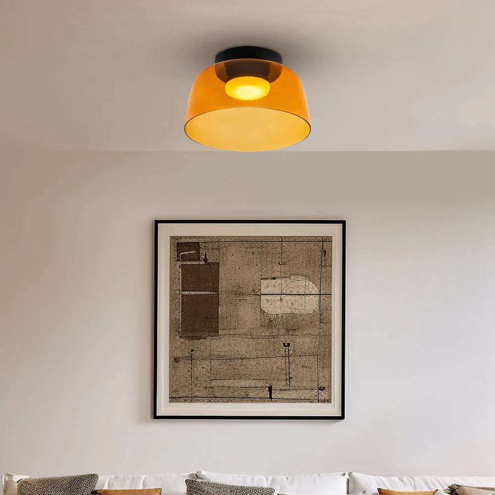Valentina Modern Simple Creative Glass Flush Mount Ceiling Light - Neutral Decor