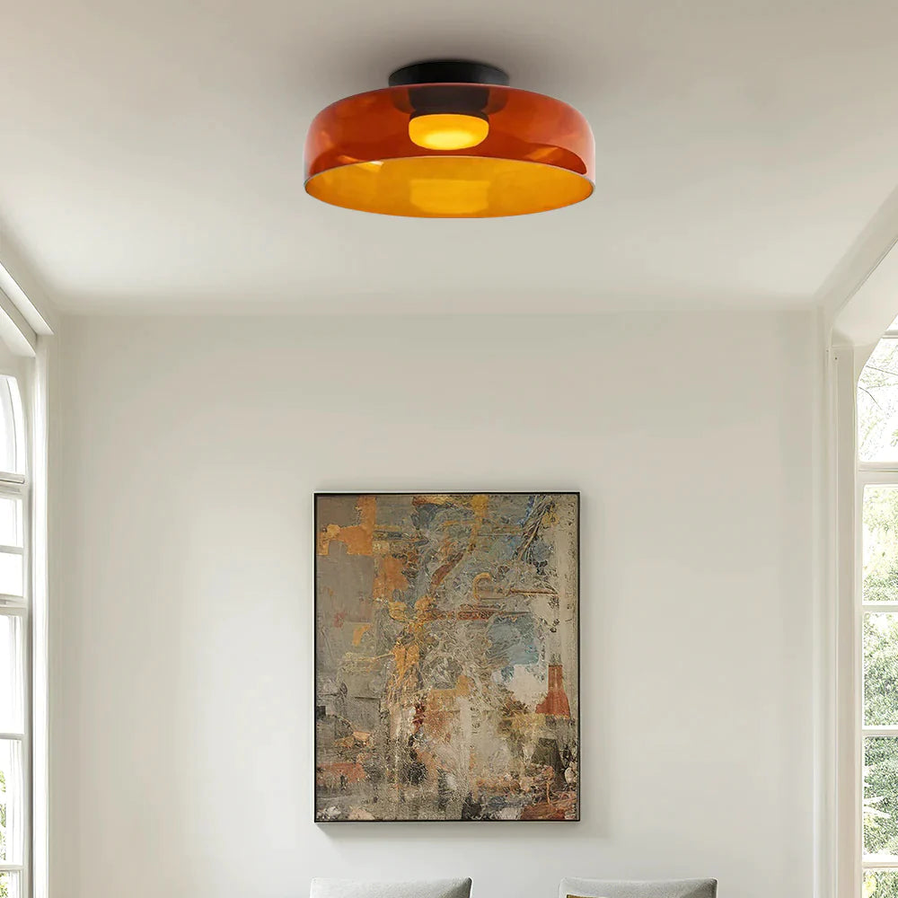 Valentina Modern Simple Creative Glass Flush Mount Ceiling Light - Neutral Decor