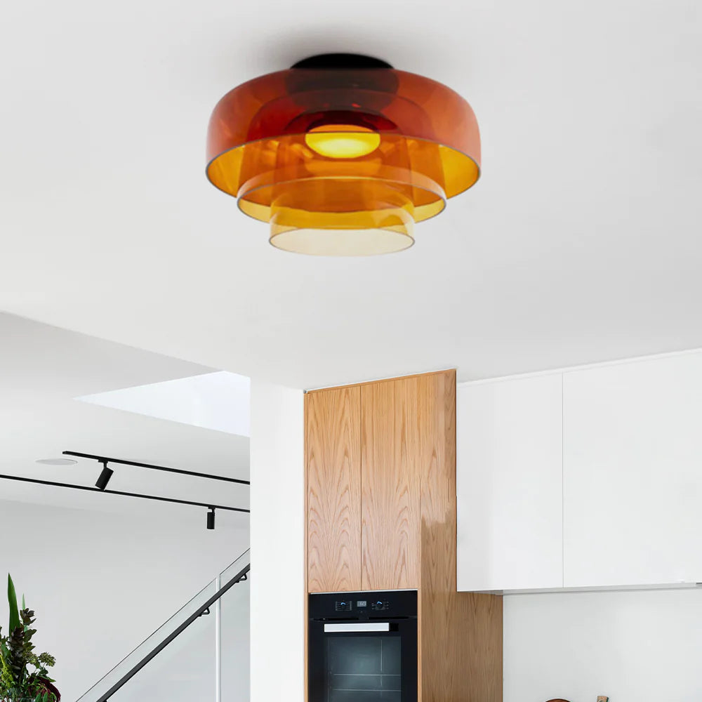 Valentina Modern Simple Creative Glass Flush Mount Ceiling Light - Neutral Decor