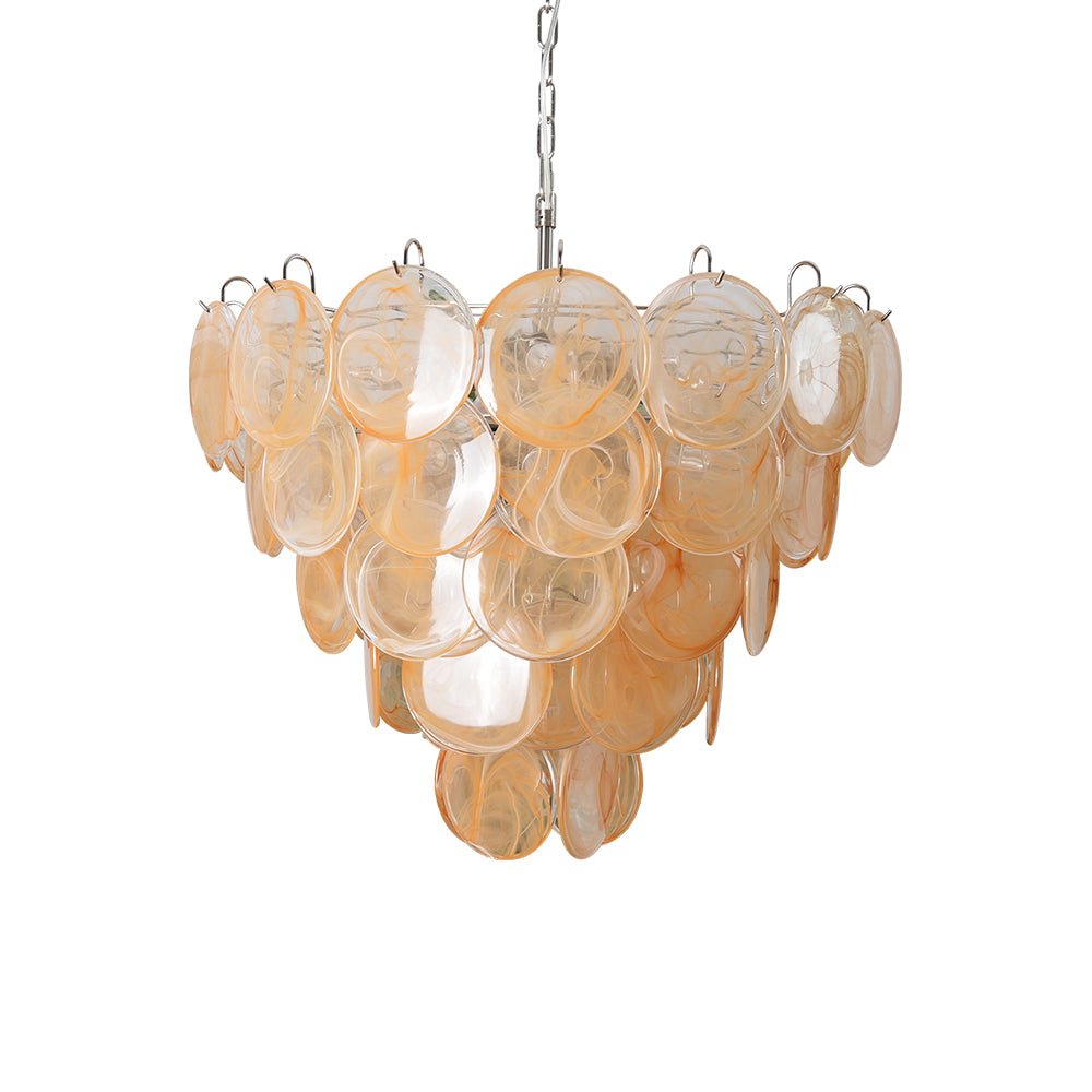 Celisira Chandelier Murano Glass Disc Classic