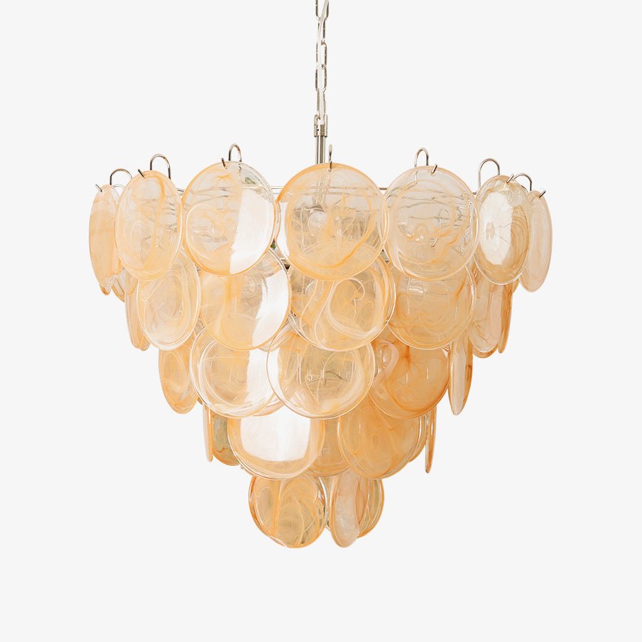 Celisira Chandelier Murano Glass Disc Classic