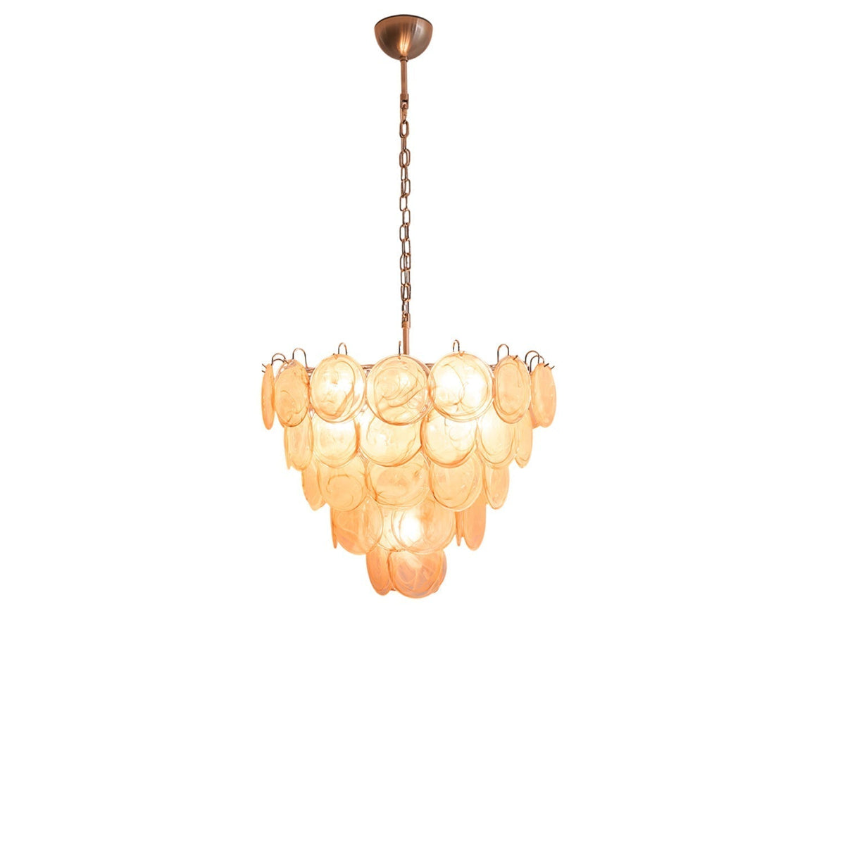 Celisira Chandelier Murano Glass Disc Classic