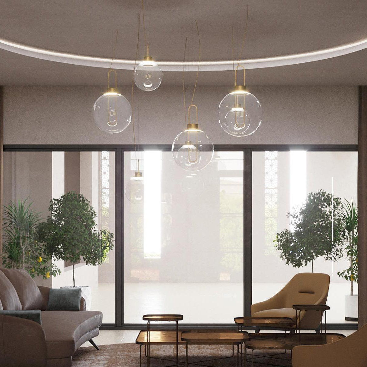 Veloenne Chic Orb Pendant Lamp
