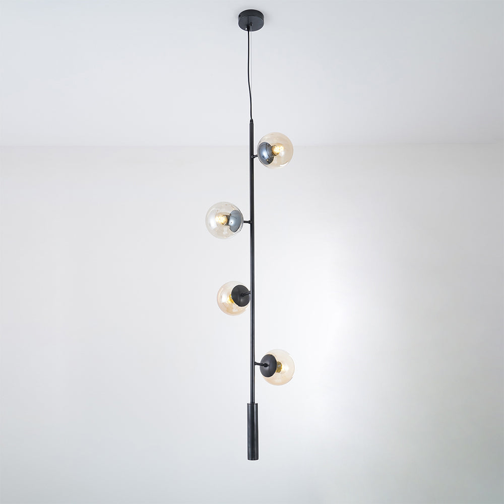 Erevia Brass & Glass Pendant Light